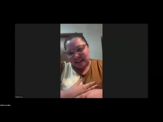 Depoimento em vídeo de Vaniele